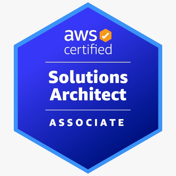 AWS Certified Solutions Architect - Associate badge